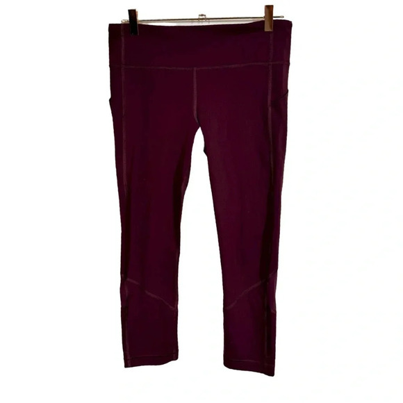 Lululemon Pace Rival Crop *22" Full On Luxtreme in Dark Adobe W6AV0S - Picture 5 of 10